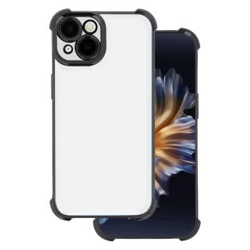Anti Shock Chrome case iPhone 13 6,1" tok, fekete