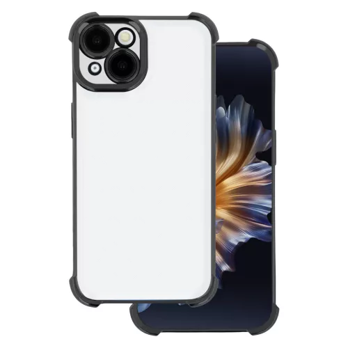 Anti Shock Chrome case iPhone 13 6,1" tok, fekete
