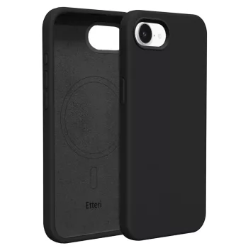 Etteri Silicone Mag case iPhone 16e tok, fekete