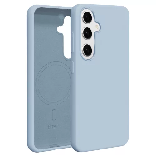Etteri Silicone Mag case Samsung Galaxy S25 tok, kék