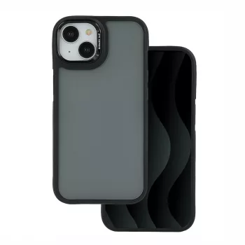 Crystal tok, fekete case iPhone 16e tok, fekete