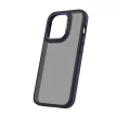 Crystal tok, fekete case iPhone 16e tok, kék