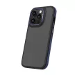 Crystal tok, fekete case iPhone 16e tok, kék