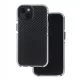 Acrylic Carbon case iPhone 16e tok, fekete