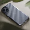 Acrylic Carbon case iPhone 16e tok, fekete