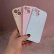 Silicon case iPhone 15 6,1" tok, kék