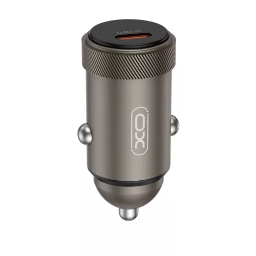 XO autós töltő CC70 PD 30W 1x USB-C, fekete