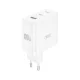 XO hálózati töltő CE35 PD 100W 2x USB-C 1x USB, fehér