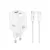 XO hálózati töltő CE36 PD 45W 1x USB-C 1x USB, fehér + kábel USB-C - USB-C
