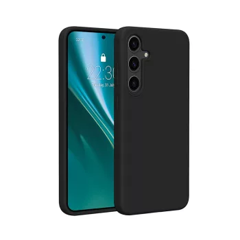 Etteri Silicone case Samsung Galaxy S25 Edge tok, fekete