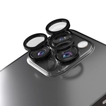   Etteri camera lens protector iPhone 16 Pro / 16 Pro Max kameravédő, fekete