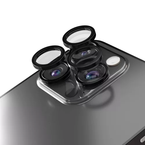 Etteri camera lens protector iPhone 16 Pro / 16 Pro Max kameravédő, fekete
