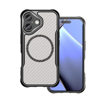 Defender Carbon Mag case iPhone 17 tok, fekete