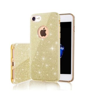Glitter 3in1 case iPhone 17 tok, arany
