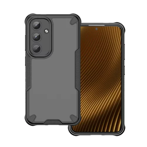 Defender Matt case Samsung Galaxy S25 FE tok, fekete