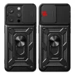 Defender Slide case Samsung Galaxy S25 FE tok, fekete