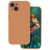 Silicon case iPhone 17 Pro 6,3" tok, barna