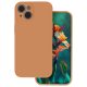 Silicon case iPhone 17 Pro 6,3" tok, barna