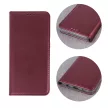 Smart Magnetic case Samsung Galaxy A07 4G tok, bordó