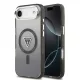 GUESS Magsafe IML Gradient Case With Print Triangle Logo & Metal Camera Buttons iPhone 17 Air tok, fekete
