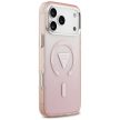 GUESS Magsafe IML Gradient Case With Print Triangle Logo & Metal Camera Buttons iPhone 17 Pro Max tok, rózsaszín