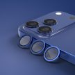 Etteri camera lens protector iPhone 17 Pro / 17 Pro Max kameravédő, kék