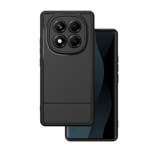 Simple Carbon case Xiaomi Redmi Note 14 Pro 5G (Global) / Note 14 Pro Plus 5G (Global) tok, fekete