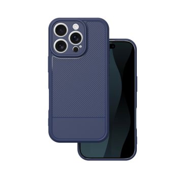 Simple Carbon case iPhone 16 Pro 6,3" tok, kék