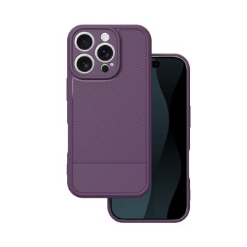Simple Carbon case iPhone 16 Pro 6,3" tok, lila