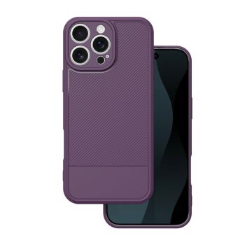 Simple Carbon case iPhone 16 Pro Max 6,9" tok, lila