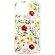 Glow Glam case Samsung Galaxy A07 4G tok, fehér tok, virágmintás, színes