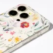 Glow Glam case Samsung Galaxy A07 4G tok, fehér tok, virágmintás, színes