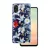Glow Glam case Samsung Galaxy A07 4G tok, kék virágmintás, színes