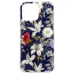 Glow Glam case Samsung Galaxy A07 4G tok, kék virágmintás, színes