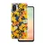 Glow Glam case Samsung Galaxy A07 4G tok, narancs virágmintás, színes
