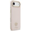 GUESS case IPHONE 17 Air MagSafe GUHMP17MPGCRMDEP (PU W/ Grained Strass Logo) tok, rózsaszín