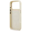 GUESS case IPHONE 17 Pro MagSafe GUHMP17LPGCRMDEE (PU W/ Grained Strass Logo) tok, beige