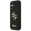 GUESS iPhone 17 GUHCP17SSC4GSMK (Silicone W/ Big 4G Script) tok, fekete