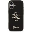 GUESS iPhone 17 GUHCP17SSC4GSMK (Silicone W/ Big 4G Script) tok, fekete