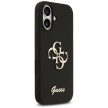 GUESS iPhone 17 GUHCP17SSC4GSMK (Silicone W/ Big 4G Script) tok, fekete