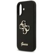 GUESS iPhone 17 GUHCP17SSC4GSMK (Silicone W/ Big 4G Script) tok, fekete