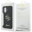 GUESS iPhone 17 GUHCP17SSC4GSMK (Silicone W/ Big 4G Script) tok, fekete