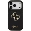 GUESS case IPHONE 17 Pro GUHCP17LSC4GSMK (Silicone W/ Big 4G Script) tok, fekete