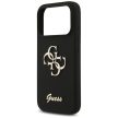 GUESS case IPHONE 17 Pro GUHCP17LSC4GSMK (Silicone W/ Big 4G Script) tok, fekete