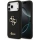 GUESS case IPHONE 17 Pro Max GUHCP17XSC4GSMK (Silicone W/ Big 4G Script) tok, fekete