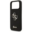 GUESS case IPHONE 17 Pro Max GUHCP17XSC4GSMK (Silicone W/ Big 4G Script) tok, fekete