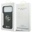 GUESS case IPHONE 17 Pro Max GUHCP17XSC4GSMK (Silicone W/ Big 4G Script) tok, fekete