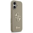 GUESS case IPHONE 17 GUHCP17SSC4GSMW (Silicone W/ Big 4G Script) tok, barna