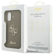 GUESS case IPHONE 17 GUHCP17SSC4GSMW (Silicone W/ Big 4G Script) tok, barna