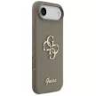 GUESS case IPHONE 17 Air GUHCP17MSC4GSMW (Silicone W/ Big 4G Script) tok, barna